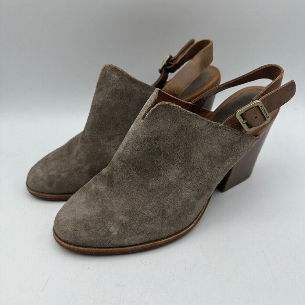 Kork Ease Janelle K66922 Slingback Sandals‎ Womens US 7M Taupe Leather Slingback